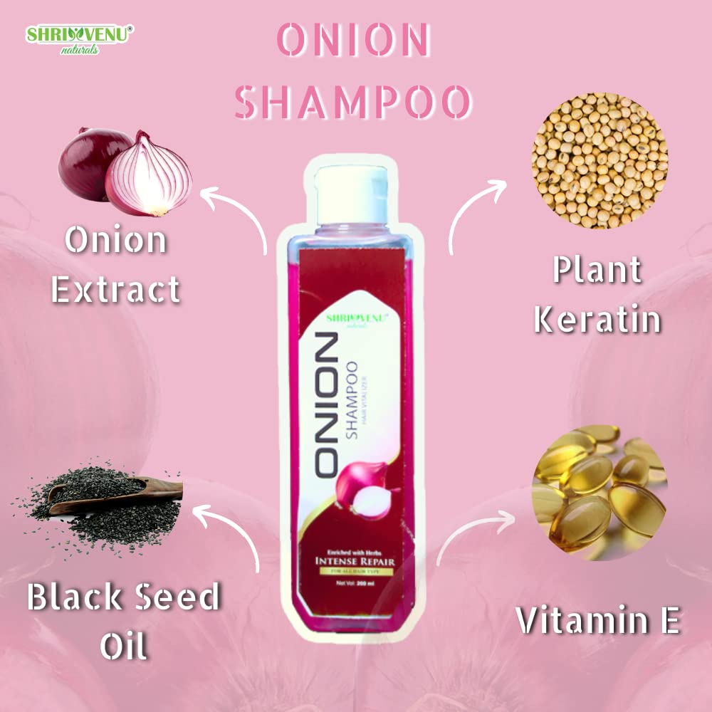 Anti hair fall care onion shampoo